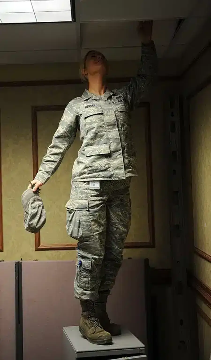 Interior pest control treatment scene