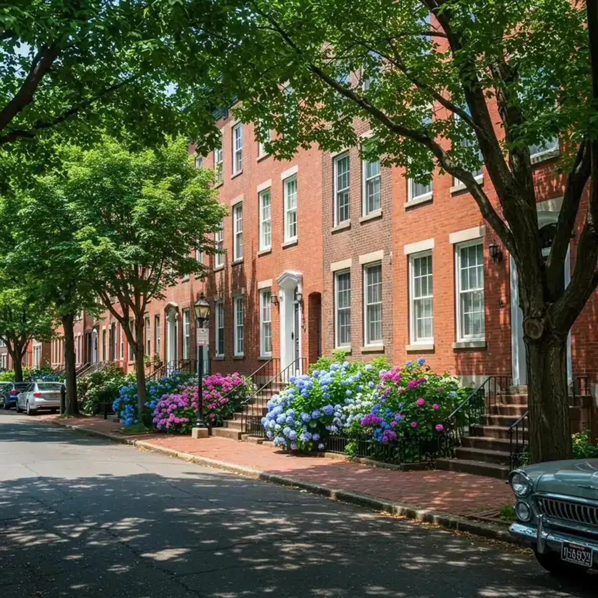 DMV area homes showing seasonal landscaping