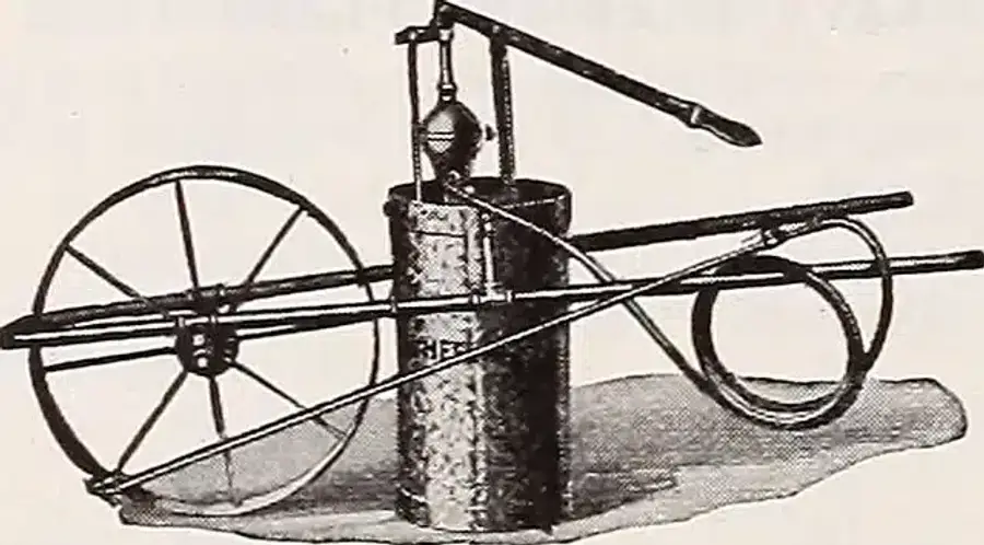 Old pest control spray equipment