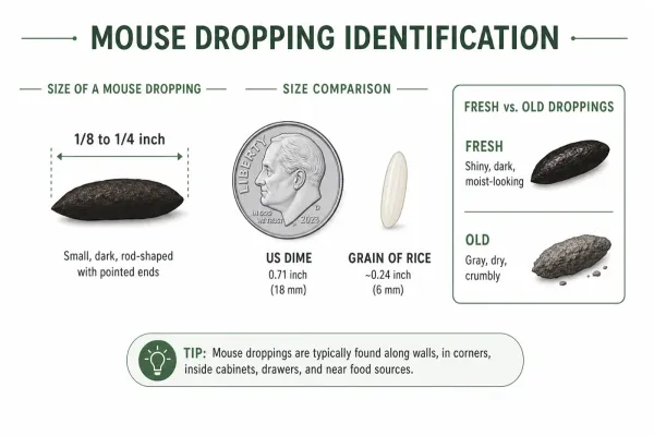 Mouse Droppings: How to Identify Them and Clean Them Up